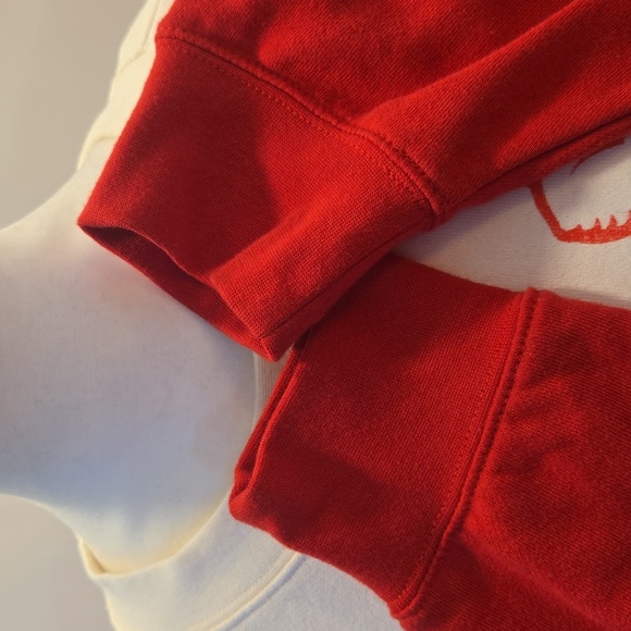 47 Brand Maryland Terrapins  Take Two Bonita Sweatshirt Red White XL - Picture 8 of 10